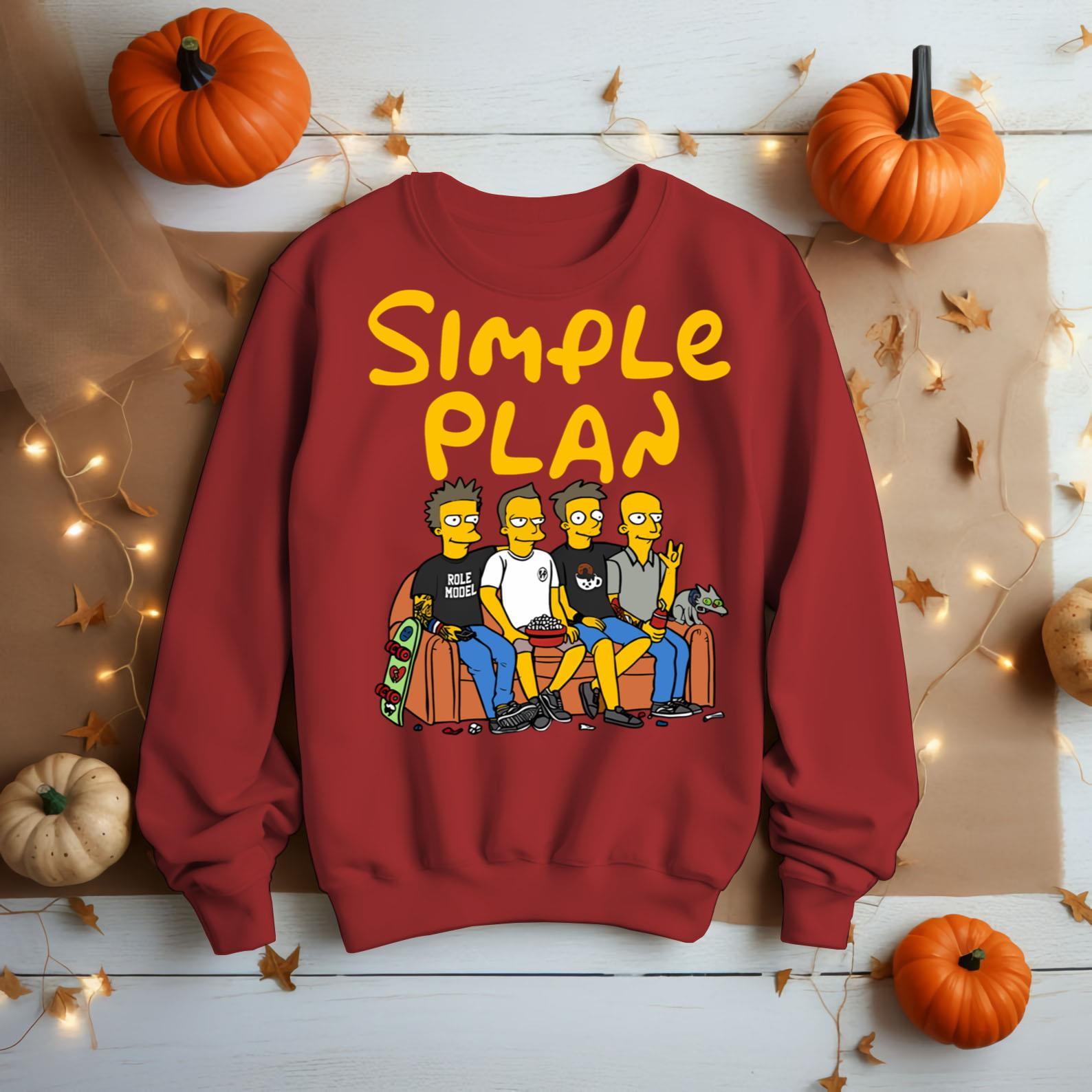 Simple Plan Simpsons North American Tour 2024 Shir