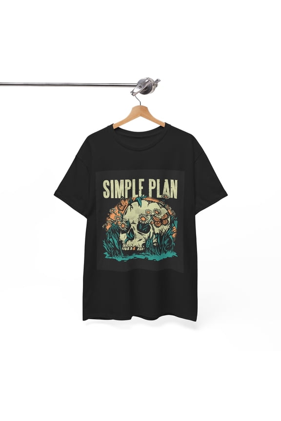 Simple Plan Tshirt Vintage Punk Rock Merch Album Unisex Heavy Cotton Tee