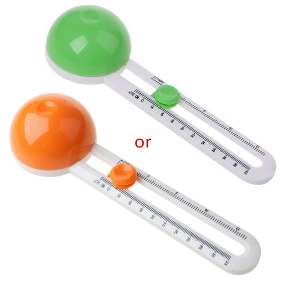 Simple Plastic Round Cutting Knife Model Compass Circle Circular Cutter for Pape