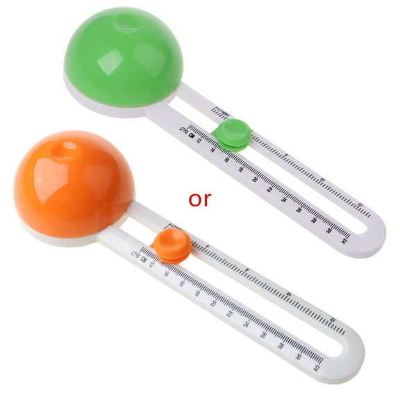 Simple Plastic Round Cutting Model Compass Circle Circular Cutter for Pape