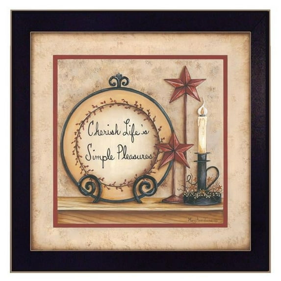 Simple Pleasures By Mary June Printed Wall Art Wood Multi-Color
