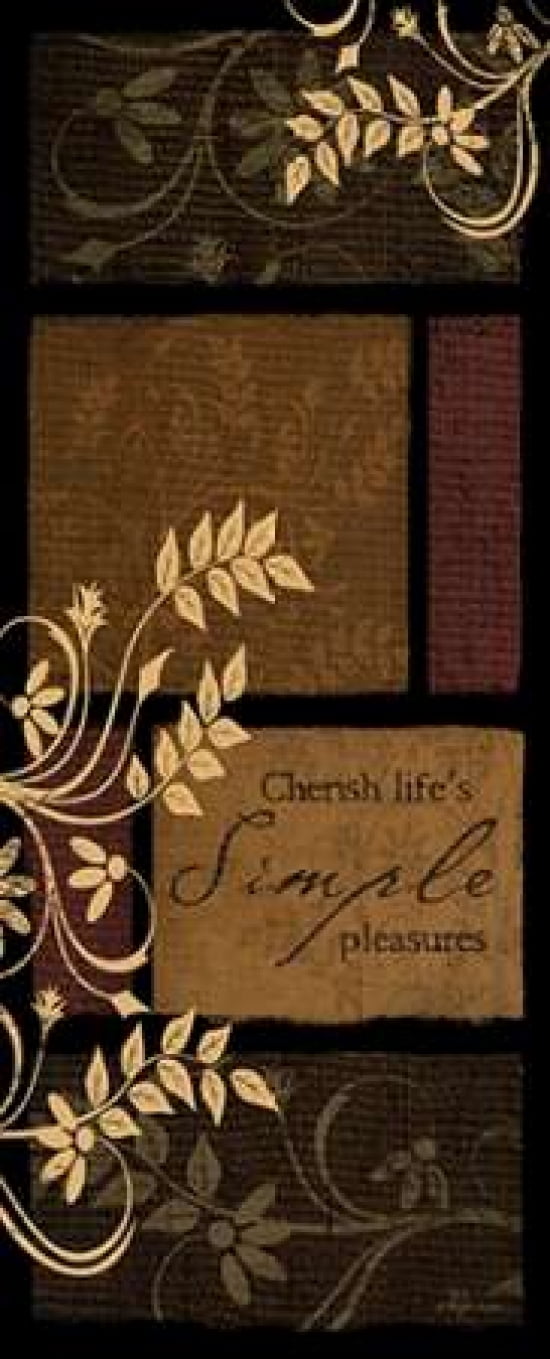Simple Pleasures Canvas Art - Jennifer Pugh (10 x 20)