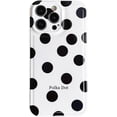 thumbnail image 1 of Simple Polka Dot Glossy Soft  for iPhone Case (White,iPhone 14 Pro Max), 1 of 7