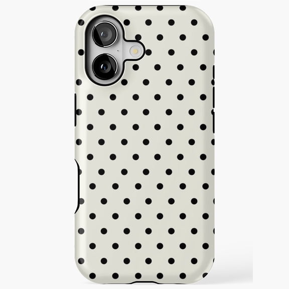 Simple Polka Dot Pattern Phone Cover for iPhone 11 12 13 14 15 16 17 Pro Max