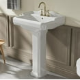 Simple Project Bathroom Pedestal Sinks Vintage White Pedestal Sink