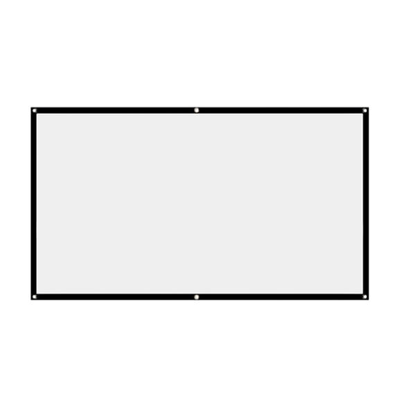 Simple Projector Curtain 60/72/84/100/120/150 Inch Portable HD Display Screen ,Wrinkle-Free