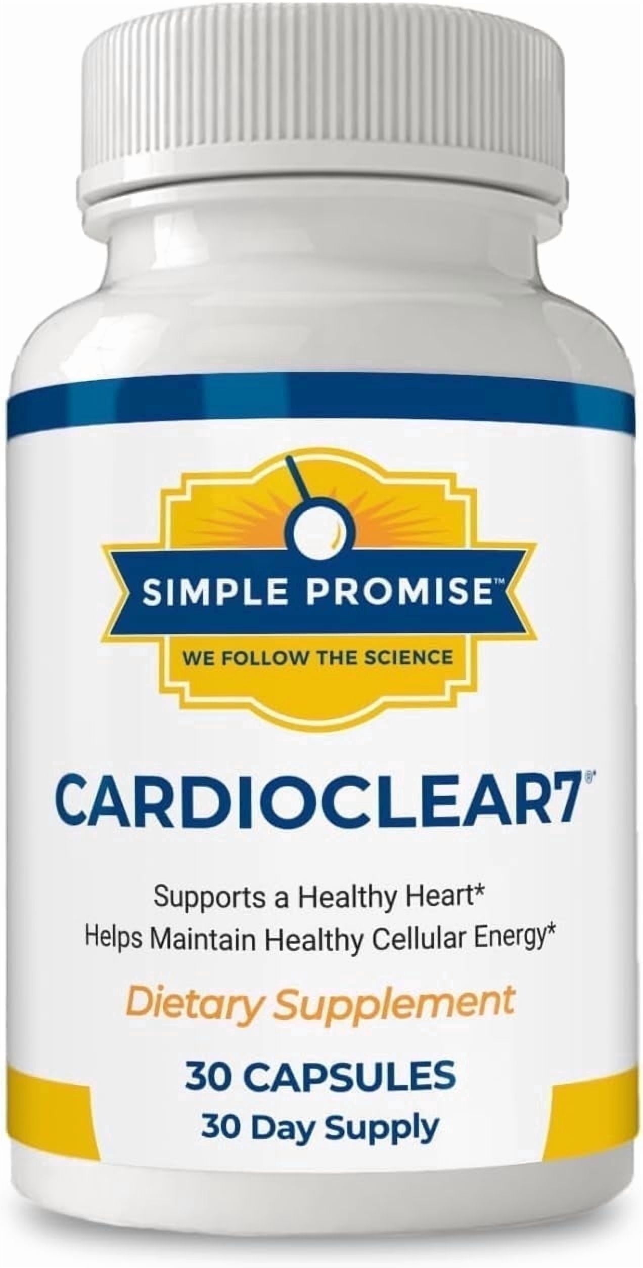 Simple Promise CardioClear7 CoQ10 100 mg and PQQ 10 mg Heart Health 30 Capsules