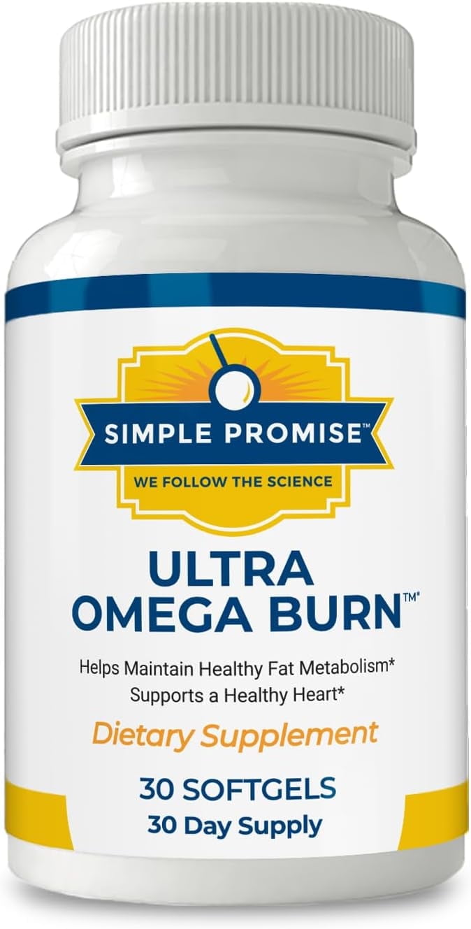 Simple Promise Ultra Omega Burn - Omega-7 Supplement with Pure ...