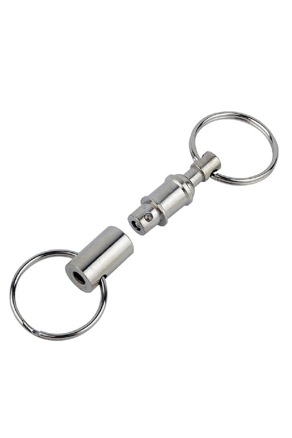 Simple Pull-Apart Quick Release for Key Ring Double Snap for Key Chain Handbag Charms