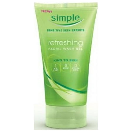Simple Refreshing Facial Wash Gel, 5 Ounce