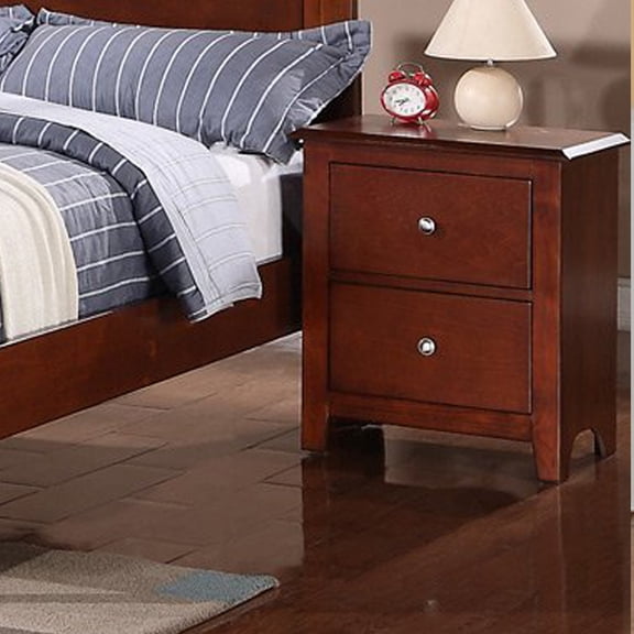 Simple Relax Nightstand with 2 Drawers