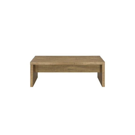 Simple Relax Rectangular Wood Coffee Table in Mango Finish
