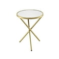 thumbnail image 1 of Simple Relax Side Table With Mirror Top, Gold Finish, 1 of 3