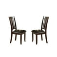 thumbnail image 1 of Simple Relax Slat Back Dining Side Chairs in Espresso, Set of 2, 1 of 5