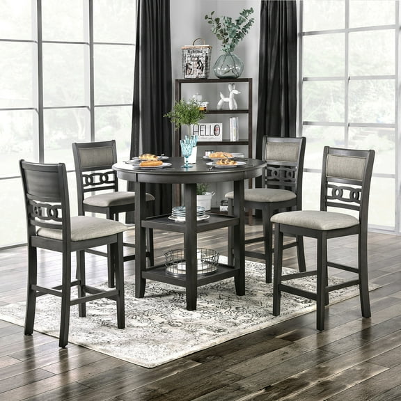 Simple Relax SR03CM3609PT-5PK Dining Set, Grey