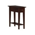 thumbnail image 1 of Simple Relax Wooden Side Table with 1 Drawer in Dark Cherry, 1 of 5
