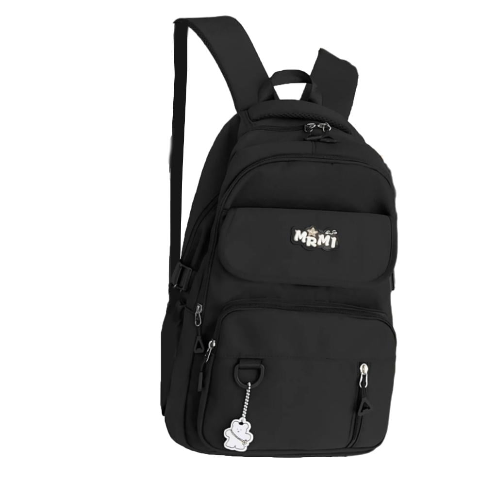 Simple Rack Sack Simple Rucksack Student Campus School Bag with Multiple Pockets Large ...