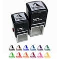 thumbnail image 1 of Simple Sailboat on Ocean Water Self-Inking Rubber Stamp Ink Stamper - Fuchsia Ink - Small 1 Inch, 1 of 7