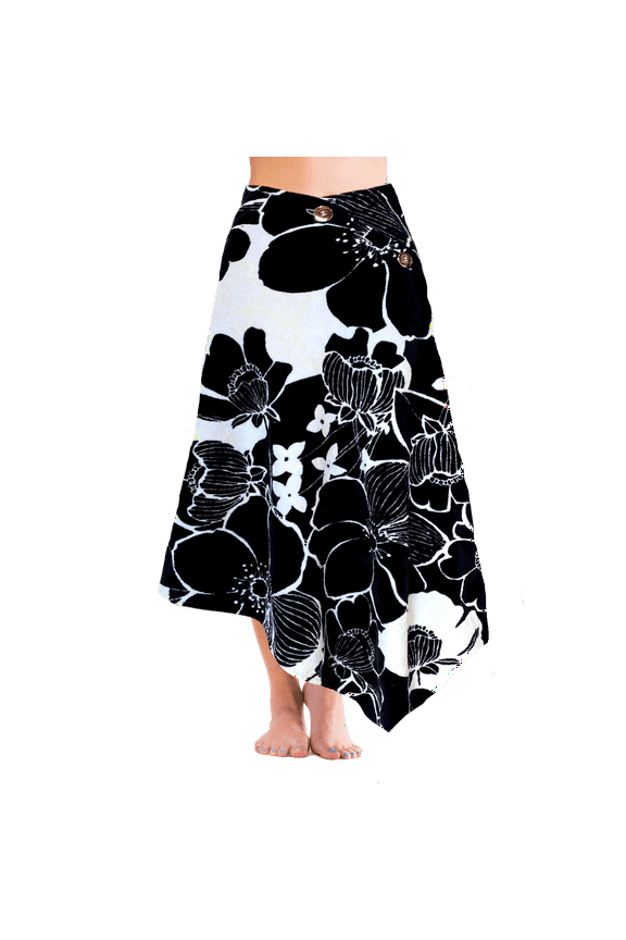 Beach Towel Swimsuit Cover-Up in Poppy Sunrise