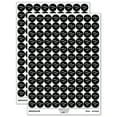 thumbnail image 1 of Simple Seagulls Birds 200+ Round Stickers - Black - Matte Finish - 0.50" Size, 1 of 3