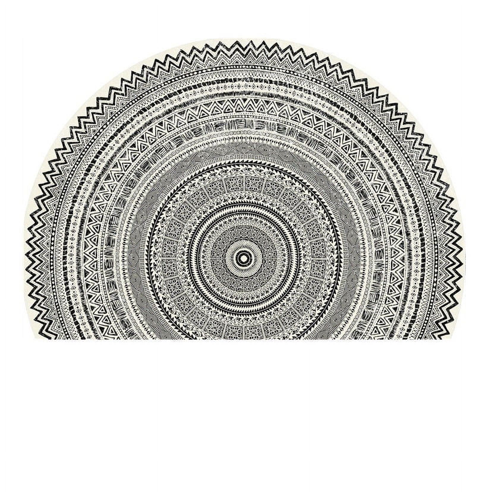 Simple Semi-circular Carpet Round Floor Mat home decor Nordic Toilet ...