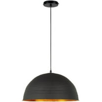 Simple Semicircle Metal Pendant Lamp for Dining Room, Retro Industrial Style Dome Pendant Light Fixture for Kitchen Island, Vintage Rustic Farmhouse Pendant Lighting for Bedroom