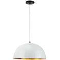 thumbnail image 1 of Simple Semicircle Metal Pendant Lamp for Dining Room, Retro Industrial Style Dome Pendant Light Fixture for Kitchen Island, Vintage Rustic Farmhouse Pendant Lighting for Bedroom, 1 of 7