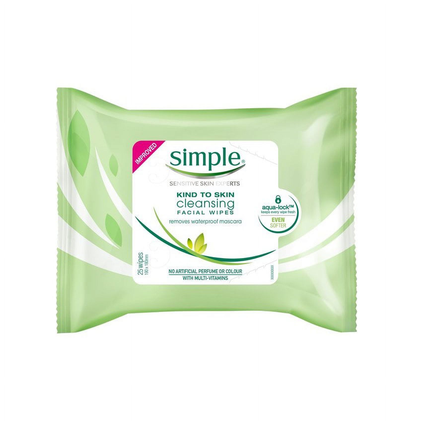 Simple Sensitive Skin Experts Kind To Skin Cleansing Facial Wipes
