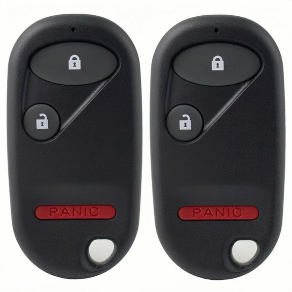 Simple Setup Key Fob Replacement Compatible with 2002 2003 2004 Honda CR-V / 2002-2005 Civic Si / 2005-2011 Element Keyless Entry Remote Car Key OUCG8D-344H-A2pcs