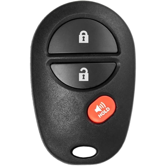 Simple Setup Replacement for Entry Remote fits Toyota Tacoma Tundra Sienna Sequoia Highlander GQ43VT20T 3-Btn
