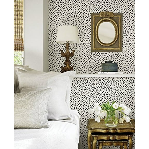 Simple Shapes Speckle Wallpaper - Peel and Stick (Single Sheet 2ft x 9ft)