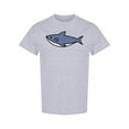thumbnail image 1 of Simple Shark Design T-Shirt Men -Image by Shutterstock, Male Large, 1 of 2