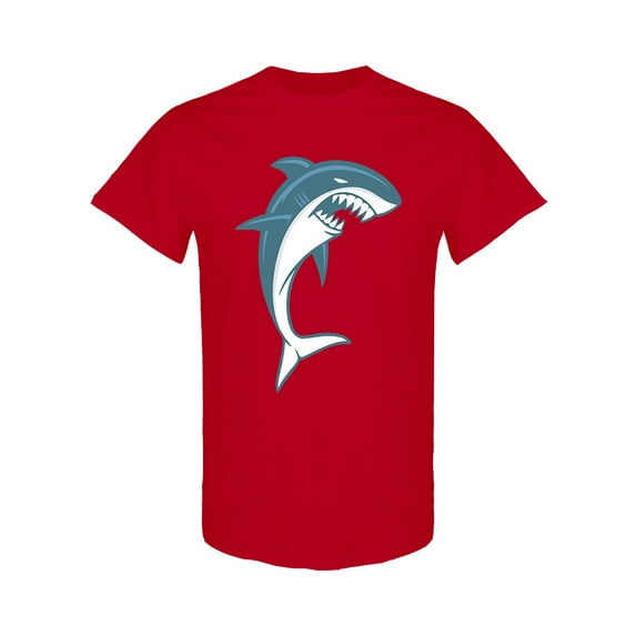 Simple Shark T-Shirt Men -Image by Shutterstock, Male Large