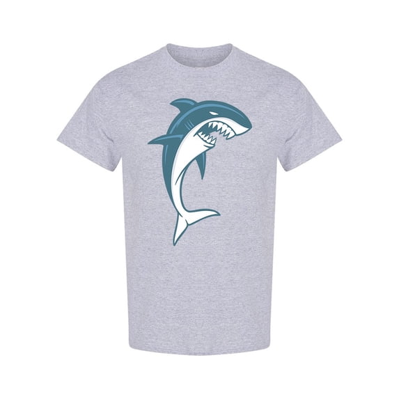 Simple Shark T-Shirt Men -Image by Shutterstock, Male Large