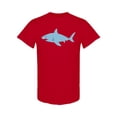 thumbnail image 1 of Simple Shark  T-Shirt Men -Image by Shutterstock, Male Small, 1 of 2
