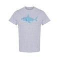 thumbnail image 1 of Simple Shark  T-Shirt Men -Image by Shutterstock, Male XX-Large, 1 of 2