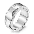 thumbnail image 1 of Simple Shell Pattern Men's Ring, 1 of 2