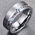 thumbnail image 1 of Simple Shell Pattern Men's Ring, 1 of 2