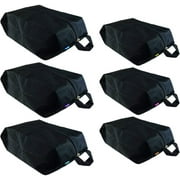 Simple Shine - 6 Premium Shoe Travel Bags for Women and Men | 3 Large and 3 Medium Nylon Zipper Bags