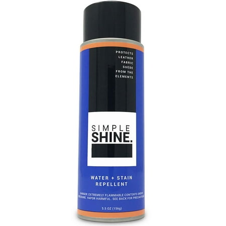 Simple Shine Shoe Protector Spray - Water Repellent - 5.5oz, Pack of 1, New Condition