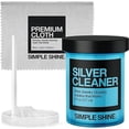 thumbnail image 1 of Simple Shine Silver Jewelry Cleaning Kit - Solution, Cloth, Dip Tray, 1 of 6