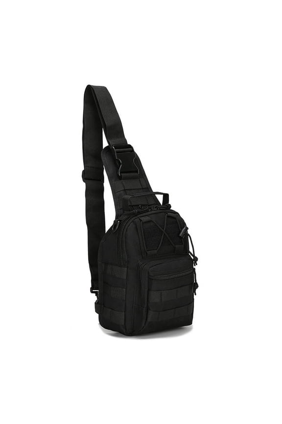 Simple Shoulder Bag, Waterproof and Durable Oxford Cloth Chest Bag, Designed with The Molle System, Ideal for Everyday Commuting, A Portable Storage Backpack for Outdoor Activities, Suitable for Men