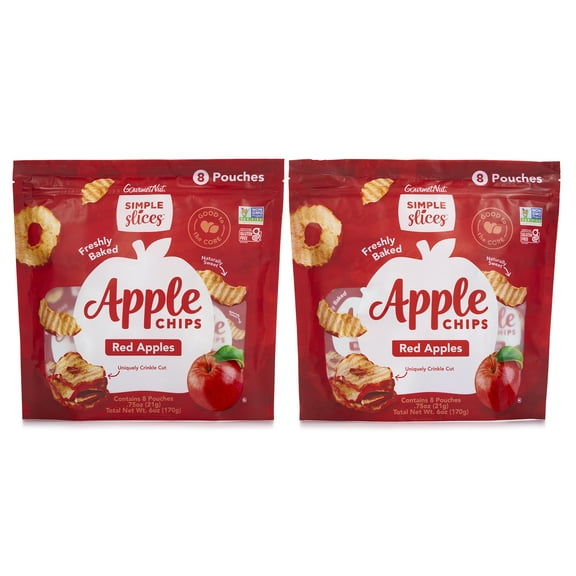 Simple Slices Red Apple Chips 16 Ct x 0.75 Oz
