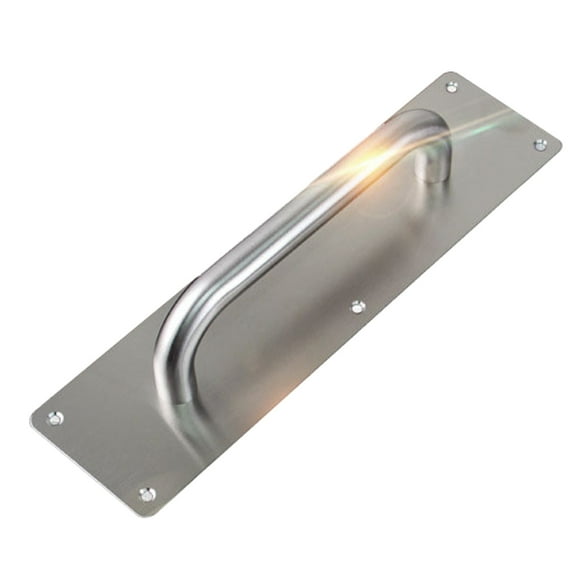 Simple Sliding Door Handle with Flush Pull Push Plate Handle for Composite Door