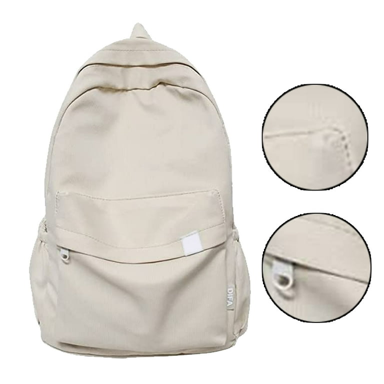 Simple Solid Color Backpack Women 2023 School Bags For Teenager Boys Girls Travel Bag Walmart