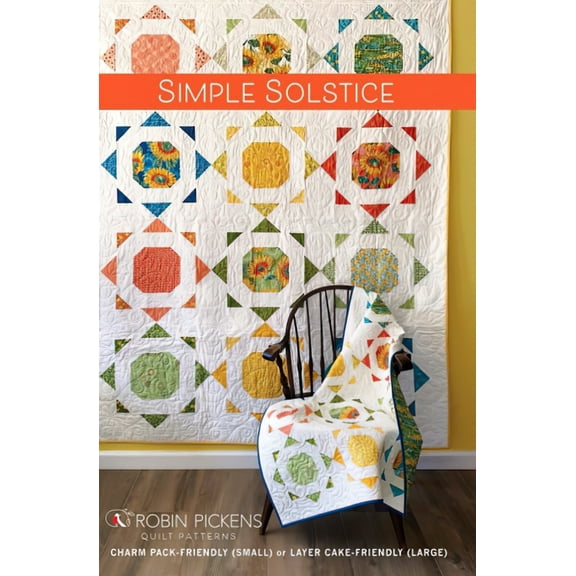 Simple Solstice Quilt Pattern by Robin Pickens