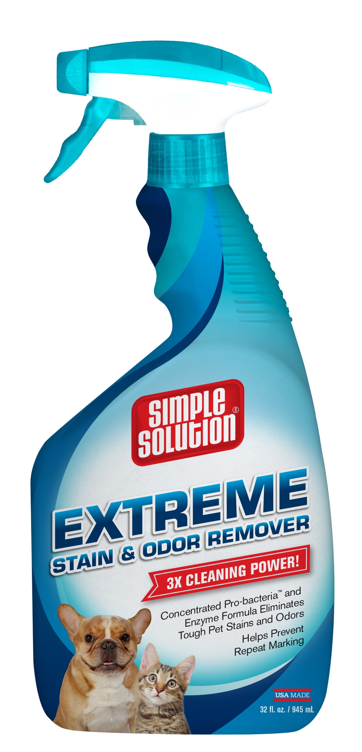 Simple Solution Extreme Formula Pet Stain & Odor Remover, 32 oz