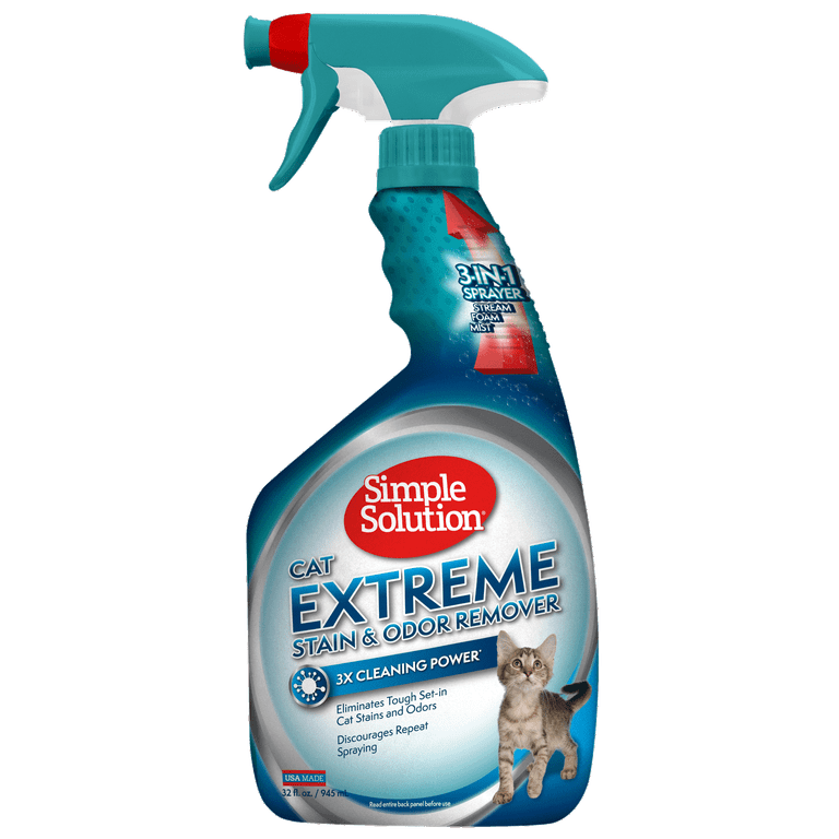 Simple Solution Extreme Pet Stain Odor Remover, 32 Fluid Ounce 