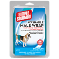thumbnail image 1 of Simple Solution Washable Male Wrap Dog Diaper, Medium, 1 Pack, 1 of 8