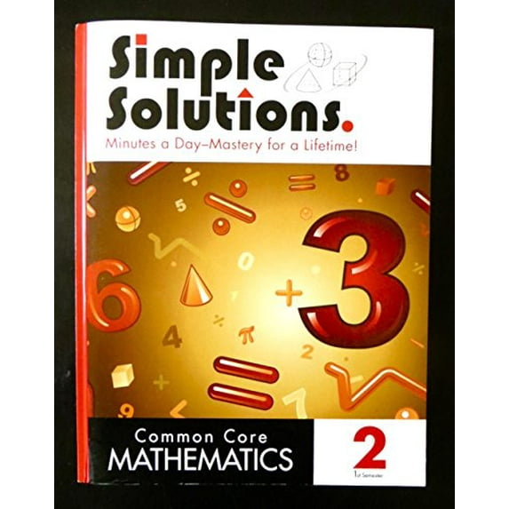 Pre-Owned Simple Solutions Common Core Mathematics 2 2nd Semester by Nancy McGraw (Paperback)